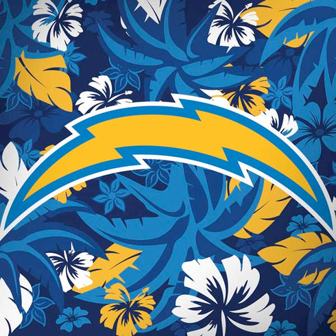 NFL Los Angeles Chargers Tropical Print Dell Alienware Skin